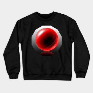 Red Glass Orb Crewneck Sweatshirt